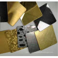 304 316 stainless steel plate sheet with titanium gold coated